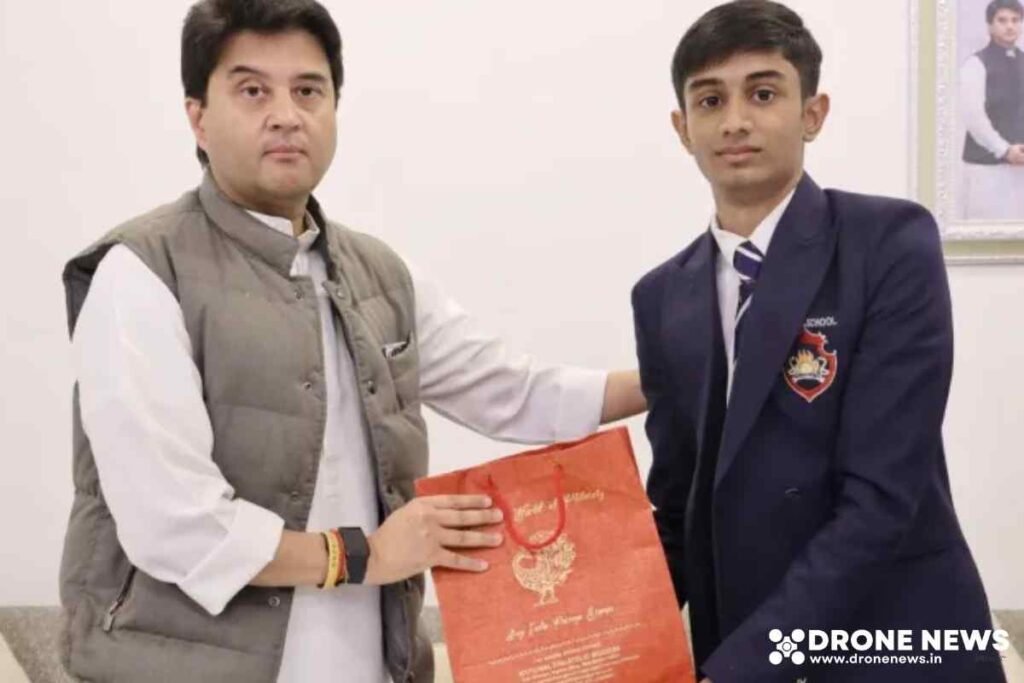 Jyotiraditya Scindia praises MP student for developing human-carrying drone