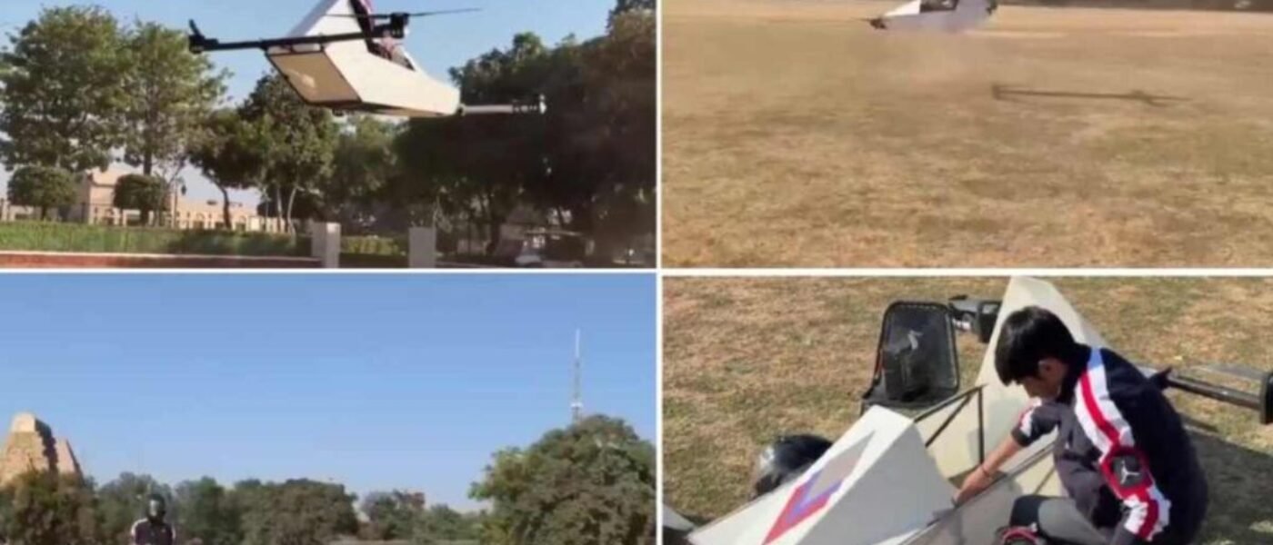 Gwalior Innovator Gwalior’s Class 12th student develops human carrying drone