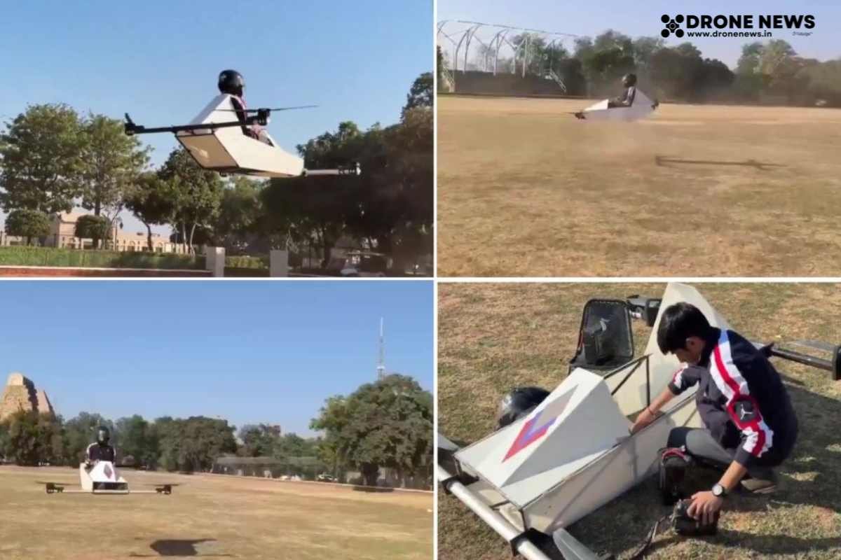 Gwalior boy Medansh innovated the drone