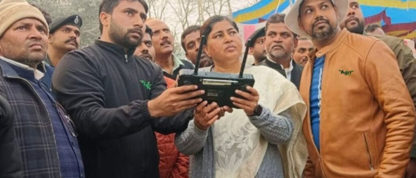 Agri wings 1 AgriWings Launches Drone Spraying Services in Bihar, Collaborating with Corteva Agriscience.